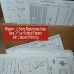 Third Thursday Repurpose: Way to Save on Printing Coupons!