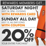 Big Lots Friends & Family Weekend= 20% Off Entire Purchase 7/14 or 7/15! 