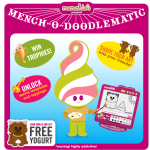 Menchie’s Facebook App, Mench-O-Doodlematic= Earn “Smiles” Toward Free Menchie’s!