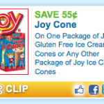 $0.55/1 Joy Cones, Two Links to Print