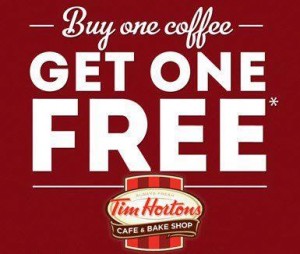 Tim Hortons BOGO Coffee Day Deal