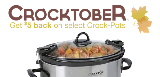 Amazon Crocktober Crockpot Rebate