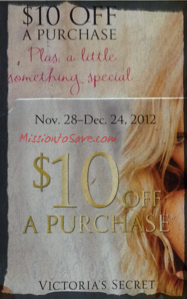 Another 10 Off Victoria's Secret Coupon Mailer! Secret Rewards