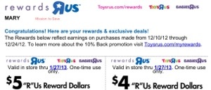 Check Email for RewardsRUs Reward Coupons= Freebies!