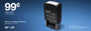 Self Inking Address Stamp from Staples Self Inking Address Stamp from Staples