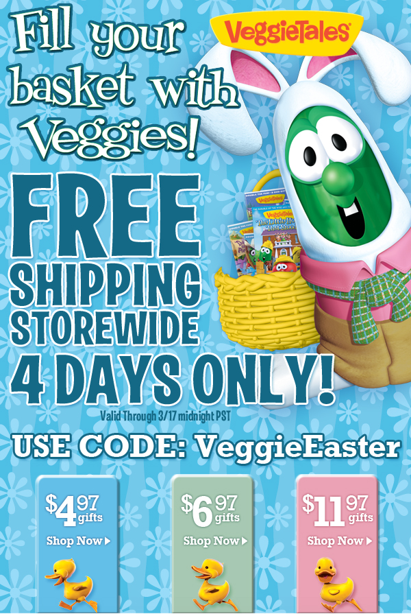 veggie tales easter sale