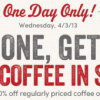 world market bogo coffee