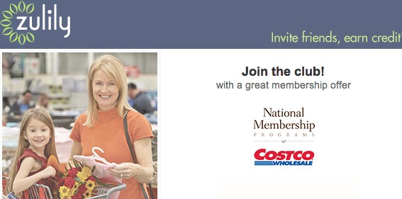 HOT!  Snag Costco Membership on Zulily!