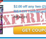 Free Reach Toothbrushes at Family Dollar