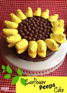 sunflower peeps cake recipe