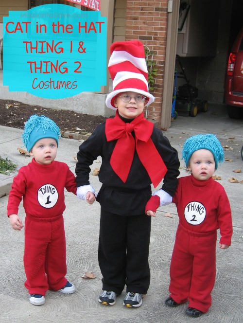 thing 1 and thing 2 cat in the hat