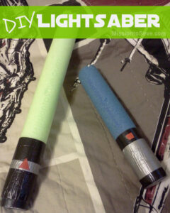 DIY Lightsaber Pool Noodle