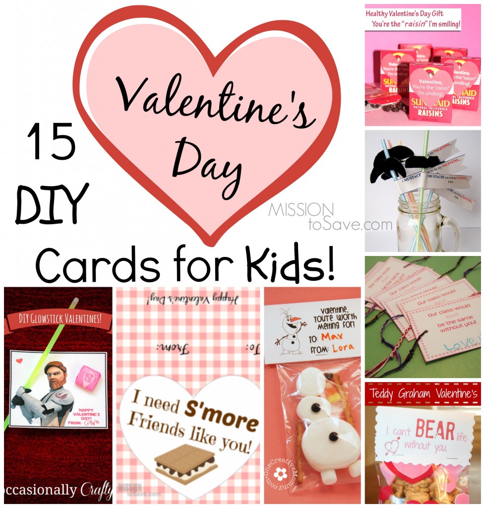 15  DIY Valentine Day Cards for Kids Mission: to Save