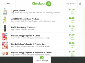 Use the Checkout 51 cash back app to earn cash back on groceries