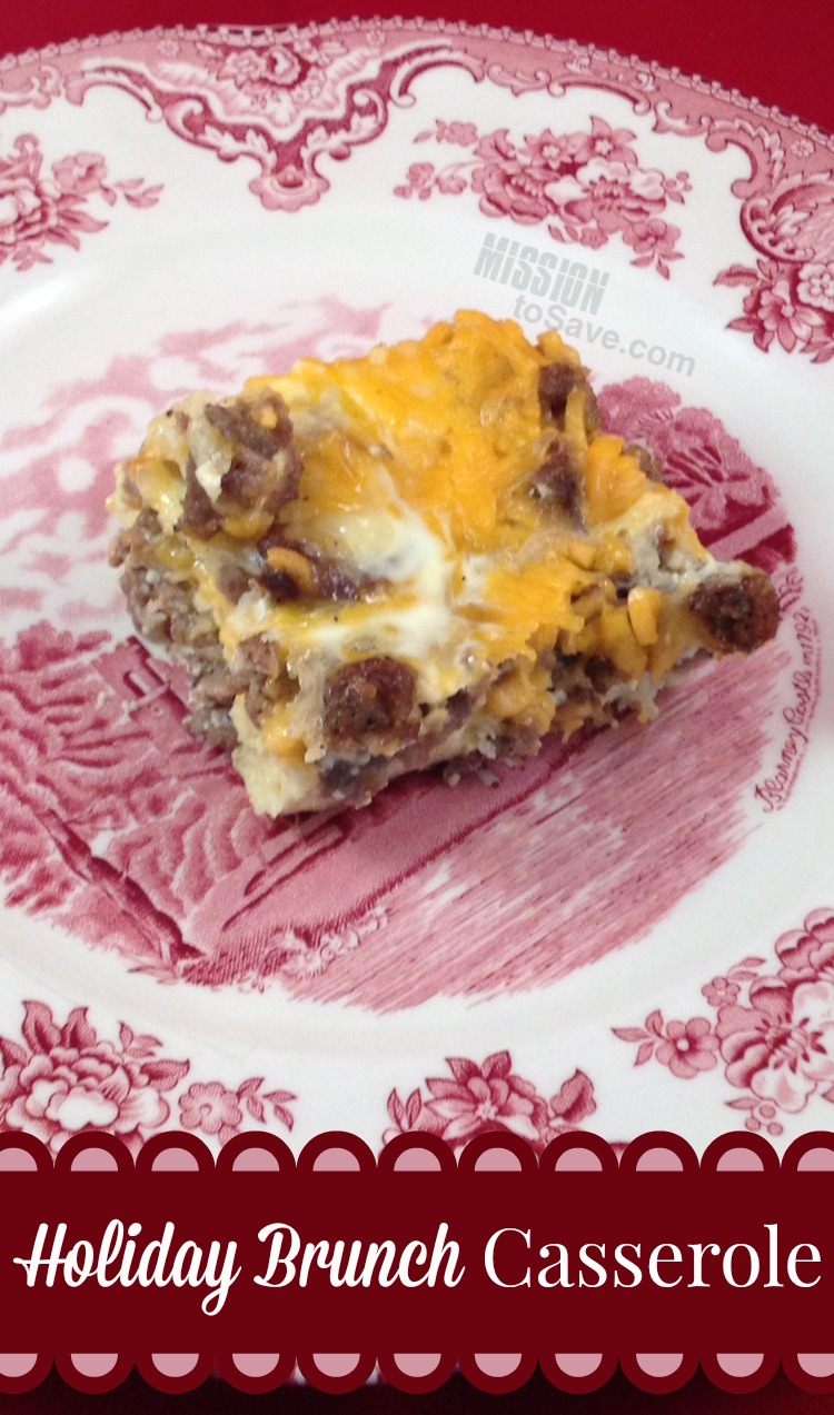 Classic Holiday Brunch Casserole Recipe - Mission: to Save