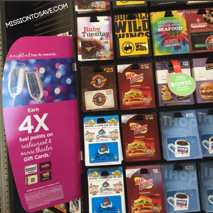 Kroger 4X Fuel Points + $10 Gift Card Catalina Offer Double Dip ...