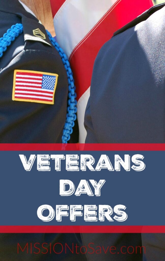 Veterans Day Deals Mission to Save