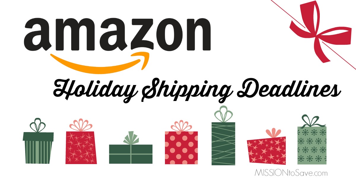 Amazon Holiday Shipping Deadline Schedule 12/22 Last Day for Prime