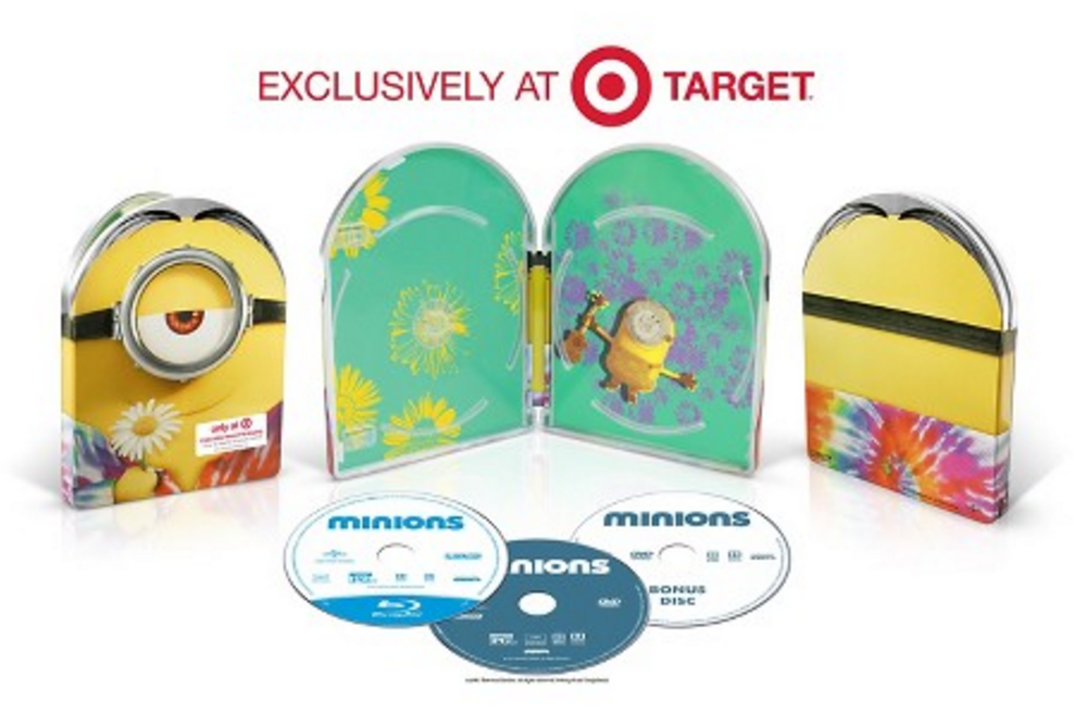 Minions Blu-Ray/DVD Target Gift Card Offers - Mission: to Save