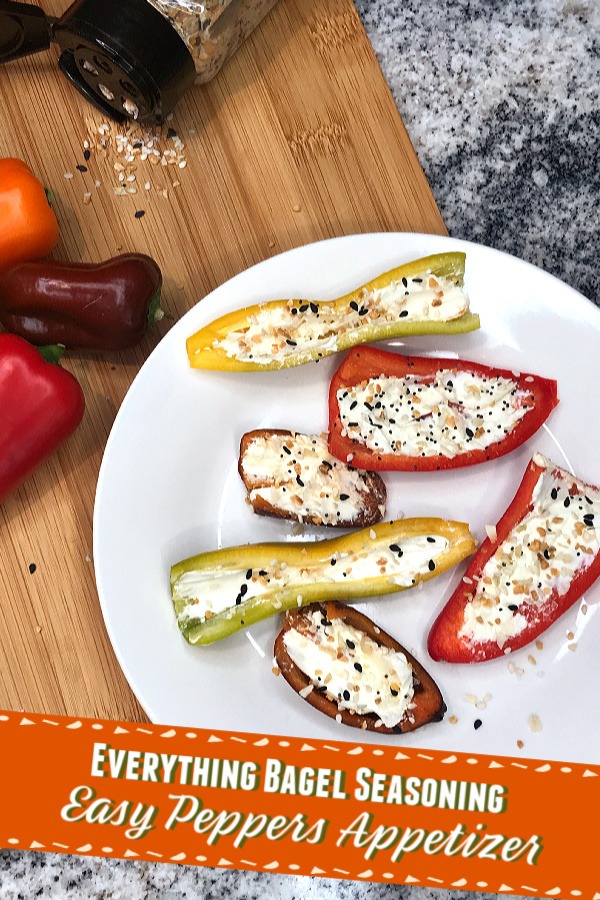Use Everything Bagel Seasoning for Easy Peppers Appetizer